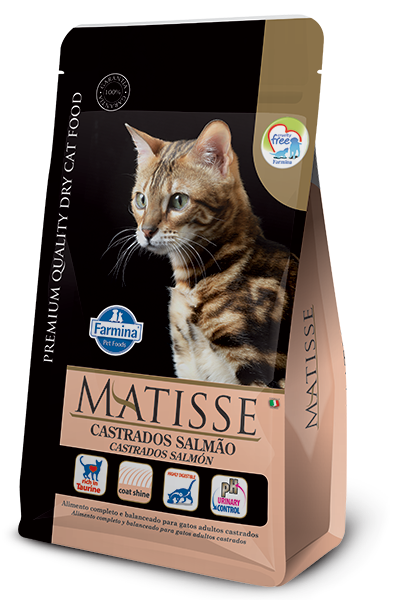 Alimento Matisse Castrados Salmón distribuido por Agripet